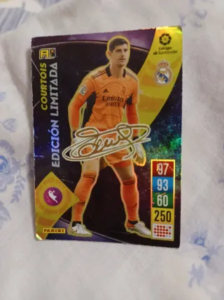 Cromo Courtois Edición Limitada Autografiado