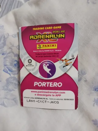 Cromo Courtois Edición Limitada Autografiado