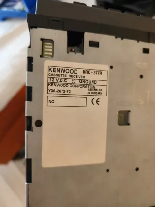 Radio Coche Kenwood KrC-377R, no funciona cassette