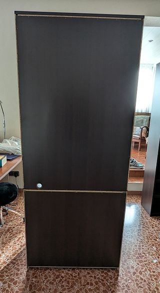 Conjunto despacho: escritorio y estanterías