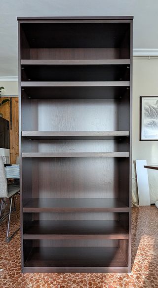 Conjunto despacho: escritorio y estanterías