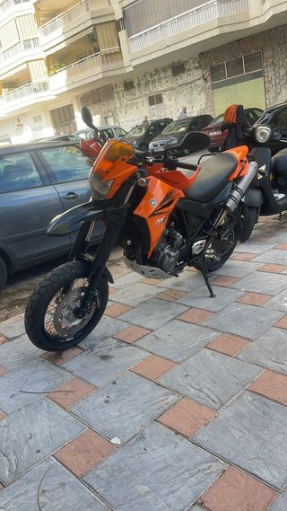 Yamaha XT 660X Supermotard Naranja