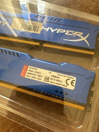 RAM HyperX Fury DDR3 8GB (2x4GB) 1600MHz CL10