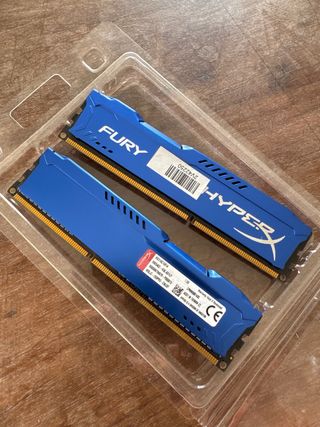 RAM HyperX Fury DDR3 8GB (2x4GB) 1600MHz CL10