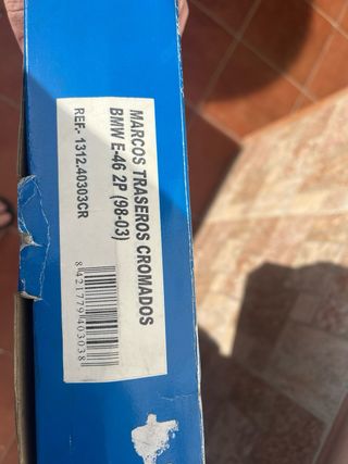 Marco Cromado Faro Trasero BMW E46 Coupé