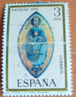 Sello España Navidad 1975