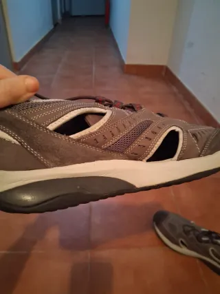Zapatillas Geox Marrón/Gris Talla 44
