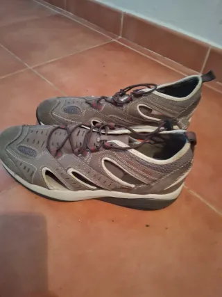 Zapatillas Geox Marrón/Gris Talla 44