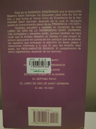 Libro de Oro de Saint Germain