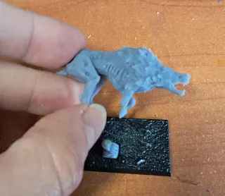 Mastín Warhammer D&D Miniatura