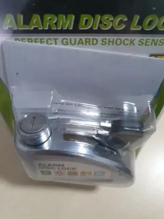 Candado Antirrobo Disco Moto Alarma