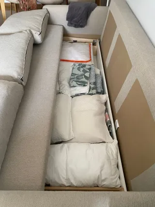 Sofá cama IKEA FRIHETEN beige