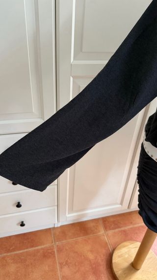 Vestido de punto gris