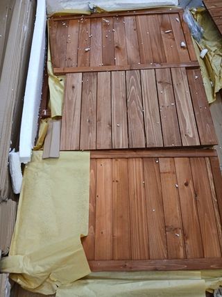 Armario exterior madera 44x140x162 cm Sundy