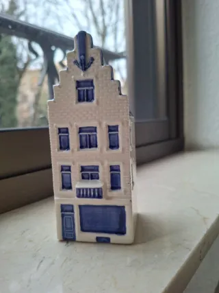 Figuras Porcelana Holandesa Azul y Blanco