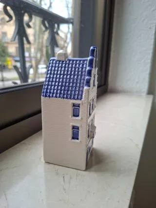 Figuras Porcelana Holandesa Azul y Blanco