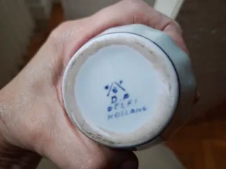 Figuras Porcelana Holandesa Azul y Blanco