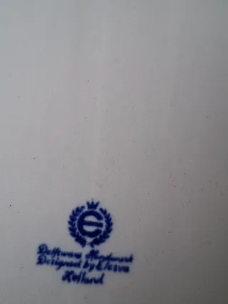 Figuras Porcelana Holandesa Azul y Blanco