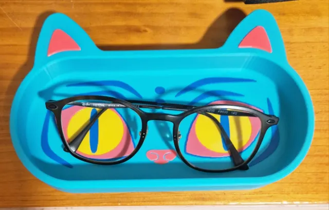 Bandeja gato K-Pop azul y rosa