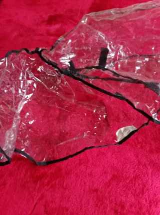 Funda protectora transparente para carrito