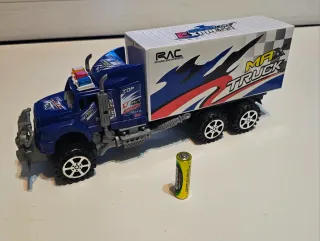 Camión de Juguete de Fricción Azul