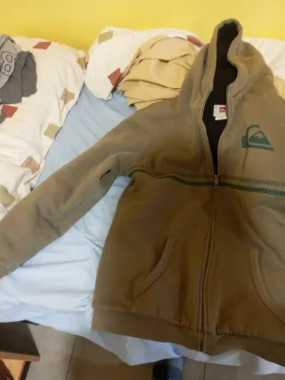 Sudadera Quiksilver verde oliva