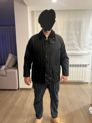 Barbour Bedale Chaqueta Negra