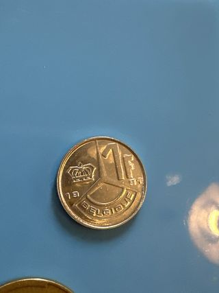 Lote 4 monedas 5 Francos Bélgica