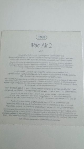 iPad Air 2 32GB Plata