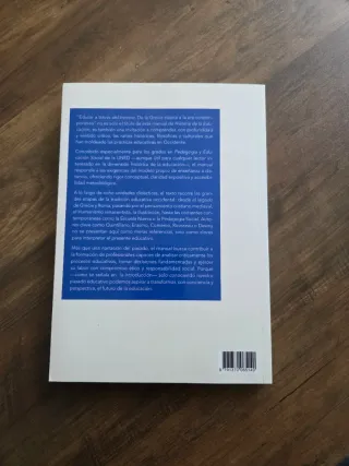 Educar a través del tiempo: De la Grecia clásic...