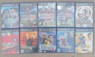 Lote 37 juegos FIFA y PES, PS2 y PS3