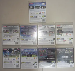 Lote 37 juegos FIFA y PES, PS2 y PS3