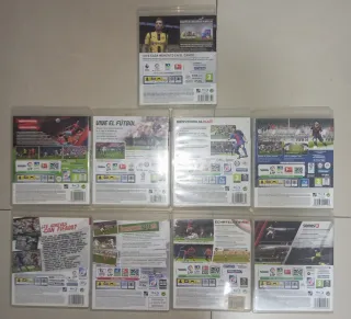 Lote 37 juegos FIFA y PES, PS2 y PS3