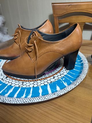 Pikolinos Tacones Marrones Usados 1 Vez