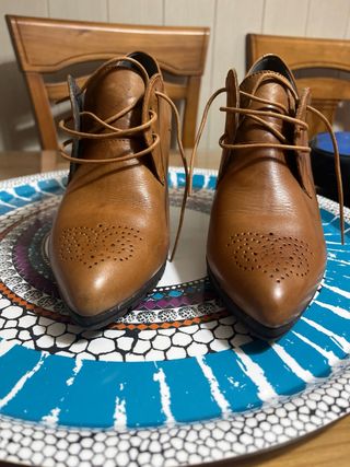 Pikolinos Tacones Marrones Usados 1 Vez