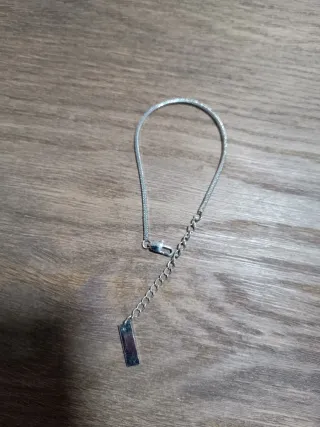 Pulsera fina ajustable acero inoxidable