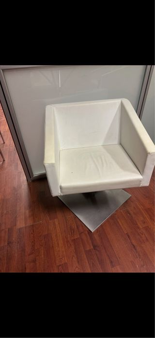 Sillón Oficina Polipiel Blanco...tengo 3
