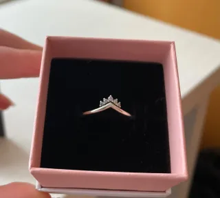 Anillo Pandora Corona Plata