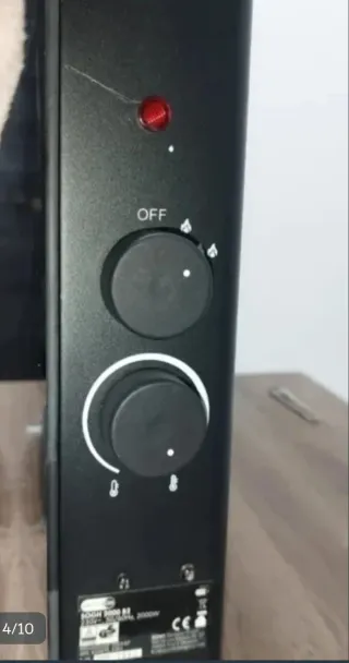 Calefactor Radiador Negro