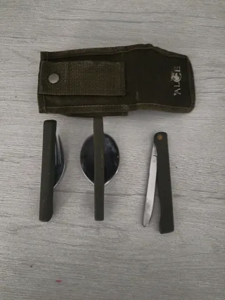 Set Cubiertos Camping Plegables ALICE