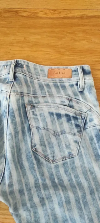Pantalón vaquero Salsa Jeans a rayas
