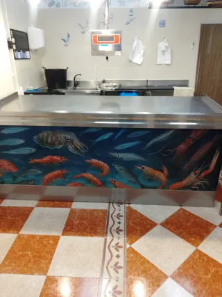 Mostrador acero inoxidable 5 meses