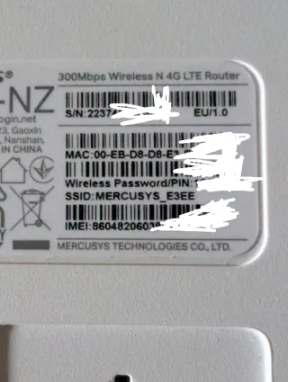 Router WiFi Mercusys MB110-4G con ranura Micro SD