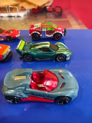 Lote 6 coches metal machines