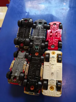 Lote 6 coches metal machines