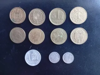 Colección Pesetas: Billetes y Monedas Antiguas