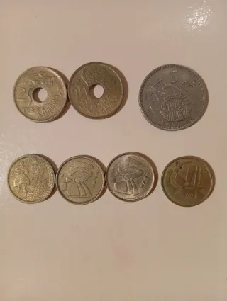 Colección Pesetas: Billetes y Monedas Antiguas