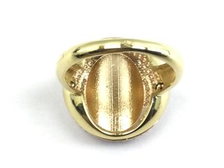 anillo oro 18k con piedra con circonita t. 12 (16,56 mm)