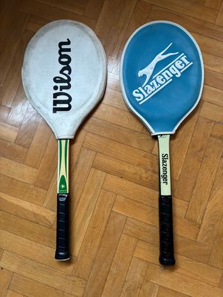 2 Raquetas Vintage con fundas