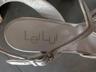 Sandalias Leilui Nude Piel Nuevas